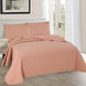 Diamond White Cotton Coverlet Set