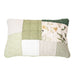 Fennel patchwork decorative pillow cover