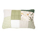 Fennel patchwork decorative pillow cover