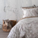 Mystral Jacquard Sand - Bedskirt Pattern Lined