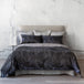 Vesper Jacquard Midnight - Single Sham Knife Edge