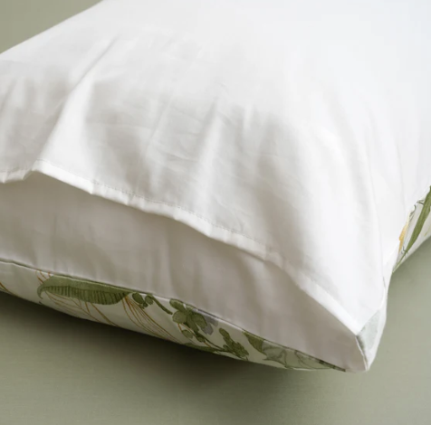 Aspen Duvet Cover Set and its pillow.