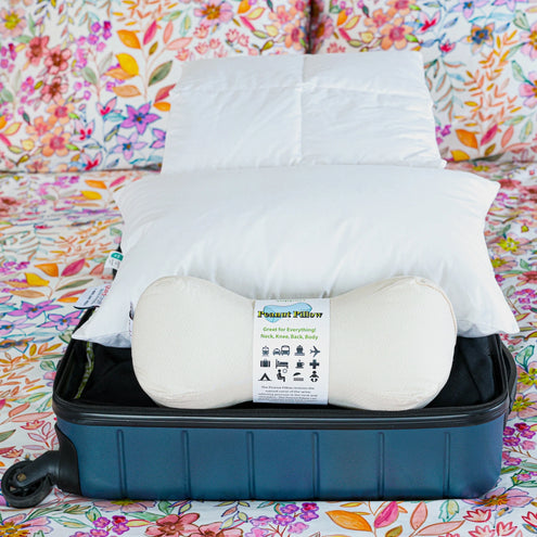 Peanut Pillow (adult size) – Compact Therapeutic Support for Travel, Posture & Pain Relief