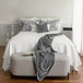 Scala | Matelassé Grey or White Coverlet