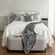Scala | Matelassé Grey or White Coverlet
