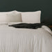 Ecru French Linen Duvet Cover Set