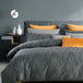 Darian Grey Duvet Cover Set