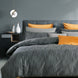 Darian Grey Duvet Cover Set