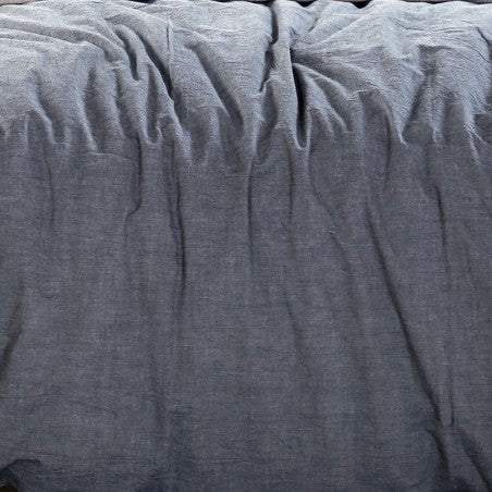 Denim Chambray Duvet Cover Set