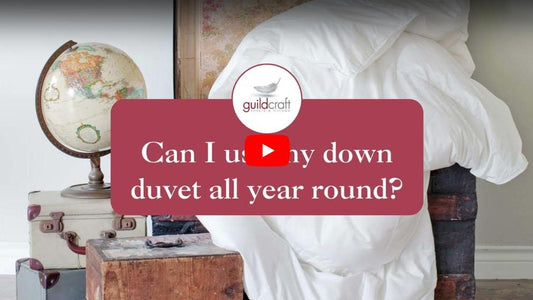 Can I use my down duvet all year round?