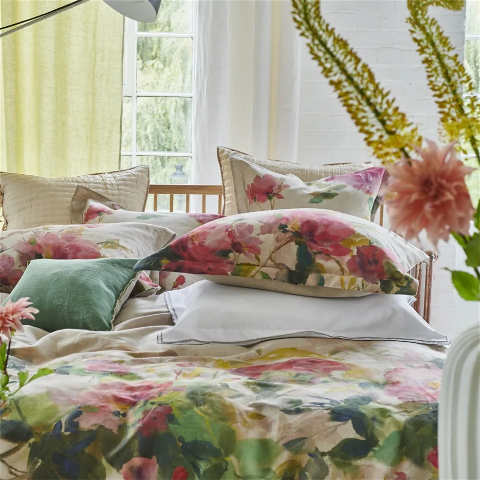 THELMA'S GARDEN FUCHSIA SHAM