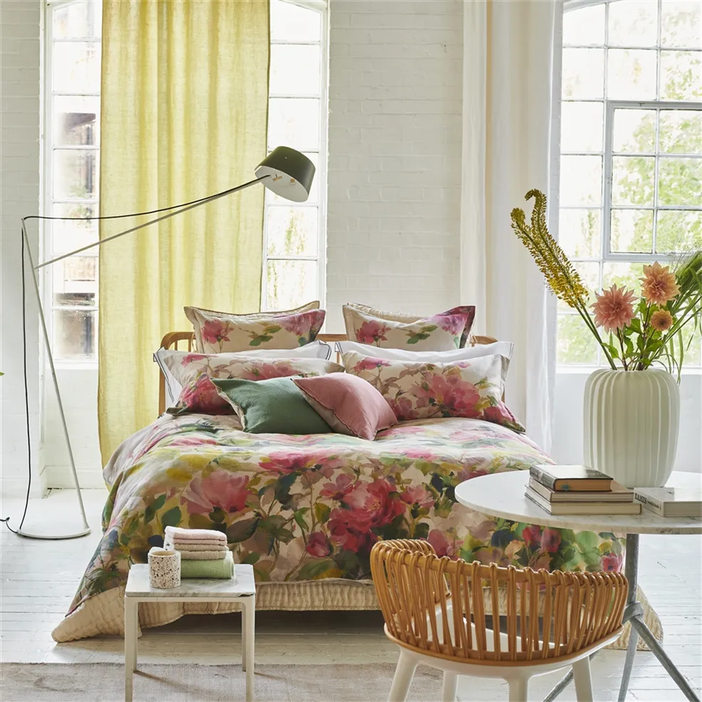 THELMA'S GARDEN FUCHSIA SHAM