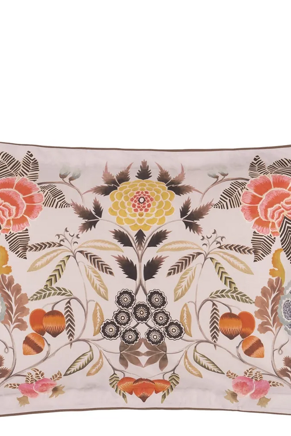 BROCART DECORATIF SEPIA BED LINEN SHAMS