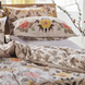 BROCART DECORATIF SEPIA BED LINEN SHAMS