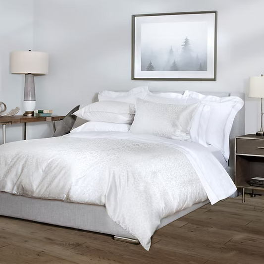 Aura | Jacquard Duvet & Shams
