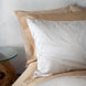 Vesper Jacquard Ivory - Bedskirt Pattern Lined