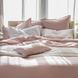 Echo Duo Linen Duvet ,Shams & Cushions