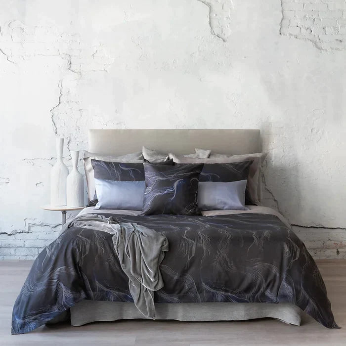 Vesper Jacquard Ebony - Duvet Cover