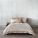 Vesper Jacquard Ivory - Bedskirt Pattern Lined