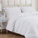 Solene White Duvet Cover Set