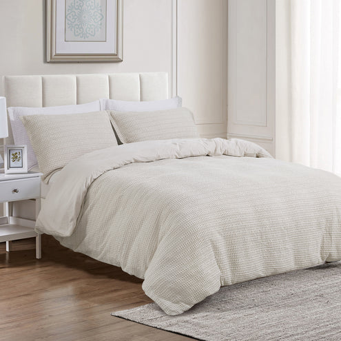 Solene Flax Duvet Cover Set