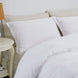 Solene White Duvet Cover Set