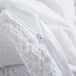 Solene White Duvet Cover Set