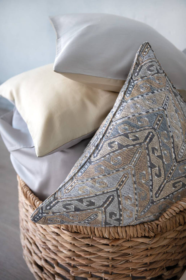 Arras Printed Sateen - Cushions Knife Edge