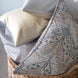 Arras Printed Sateen - Cushions Knife Edge
