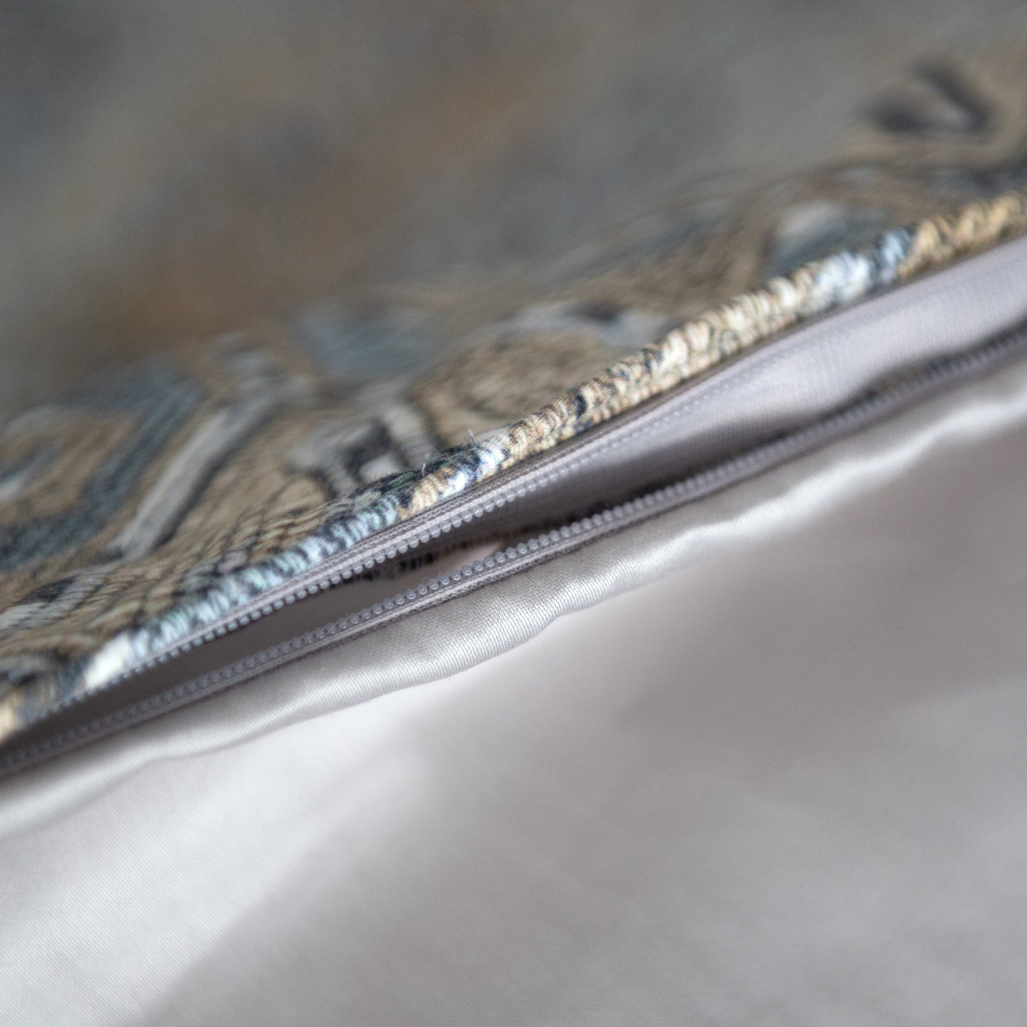 Arras Printed Sateen - Bedskirt Pattern Lined