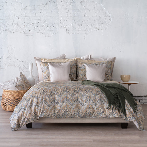 Arras Printed Sateen - Cushions Knife Edge