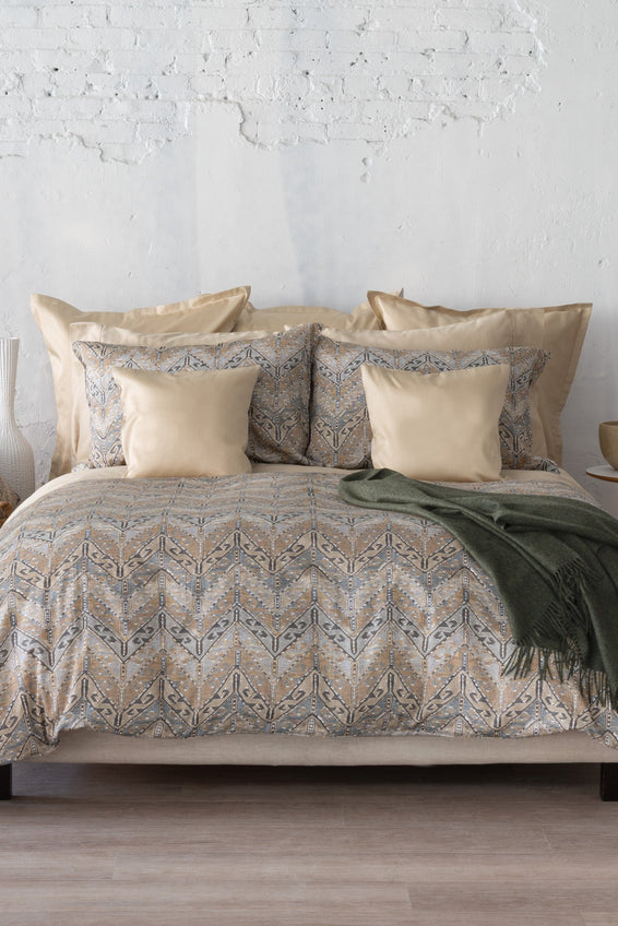 Arras Printed Sateen - Bedskirt Pattern Lined