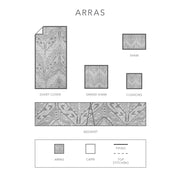 Arras Printed Sateen - Cushions Knife Edge