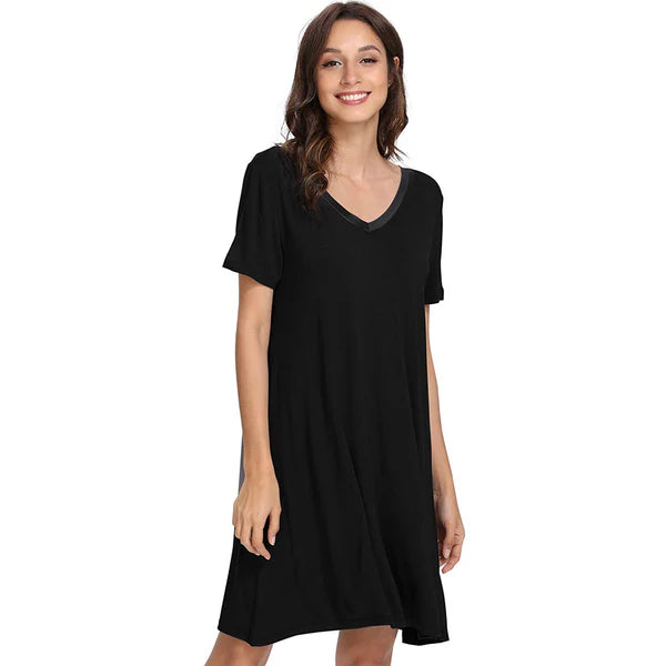 Bamboo Short Sleeve Nightdress