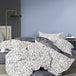 Black Lattice Duvet Cover Set