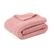 Gummy pink large knit decorative Cushion , Gummy pink large knit throw
