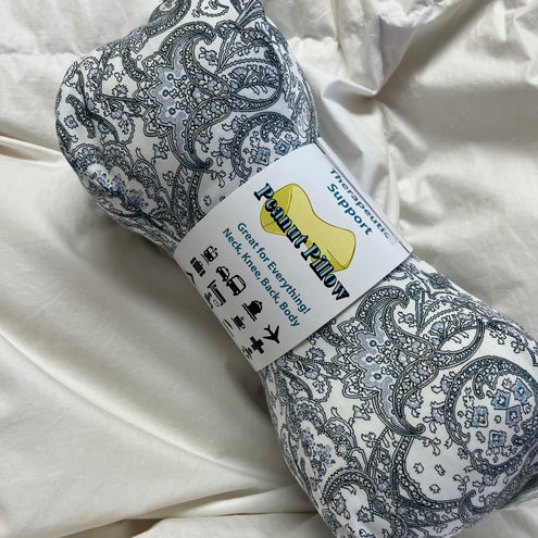 Peanut Pillow (adult size) – Compact Therapeutic Support for Travel, Posture & Pain Relief