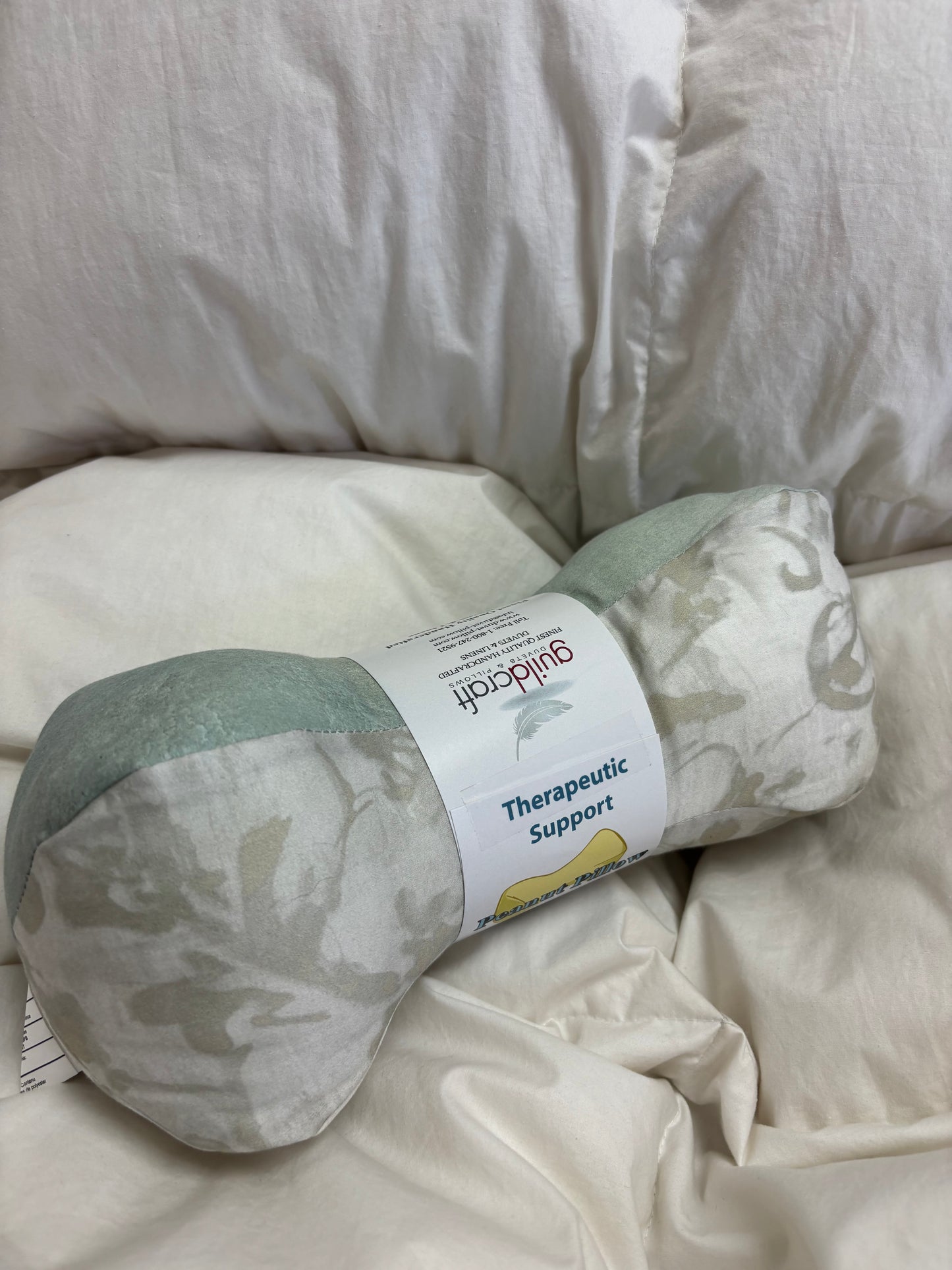 Peanut Pillow (adult size) – Compact Therapeutic Support for Travel, Posture & Pain Relief