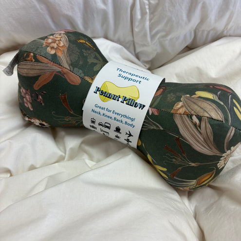 Peanut Pillow (adult size) – Compact Therapeutic Support for Travel, Posture & Pain Relief