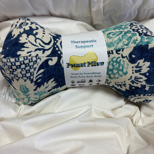 Peanut Pillow (adult size) – Compact Therapeutic Support for Travel, Posture & Pain Relief