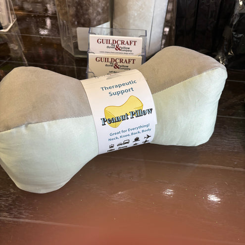 Peanut Pillow (adult size) – Compact Therapeutic Support for Travel, Posture & Pain Relief