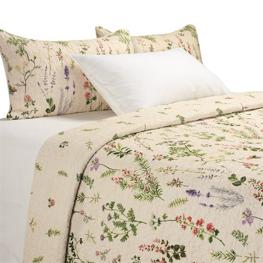 MEADOW CREAM CLASSIC COUNTRY STYLE QUILT SET