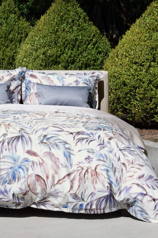 Palmetto Printed Sateen - Duvet Cover