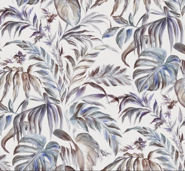 Palmetto Printed Sateen - Grand Sham 1” Flange