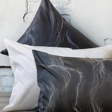 Vesper Jacquard Midnight - Single Sham Knife Edge