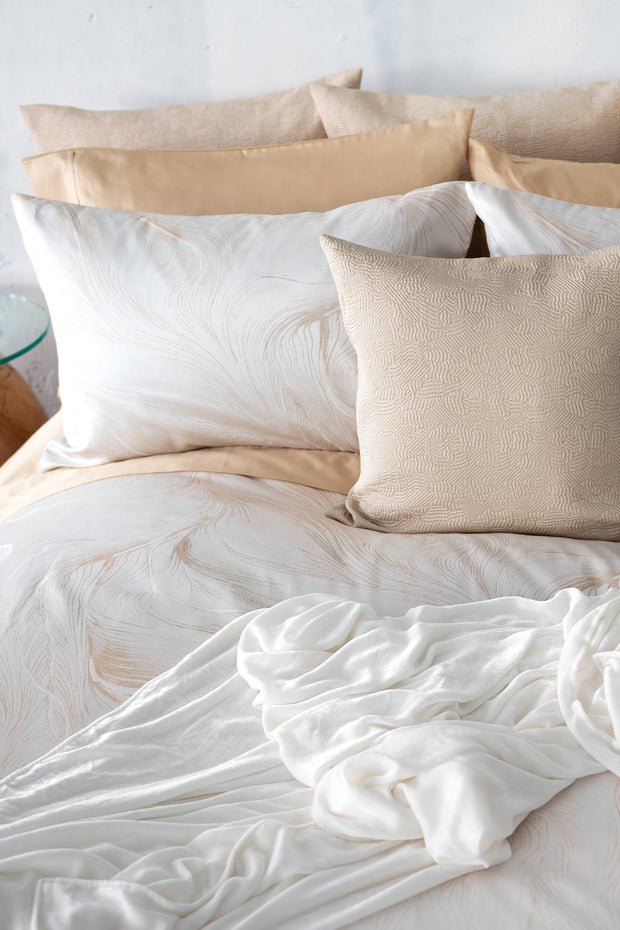 Vesper Jacquard Ivory - Cushions Knife Edge
