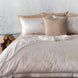 Vesper Jacquard Ivory - Bedskirt Pattern Lined