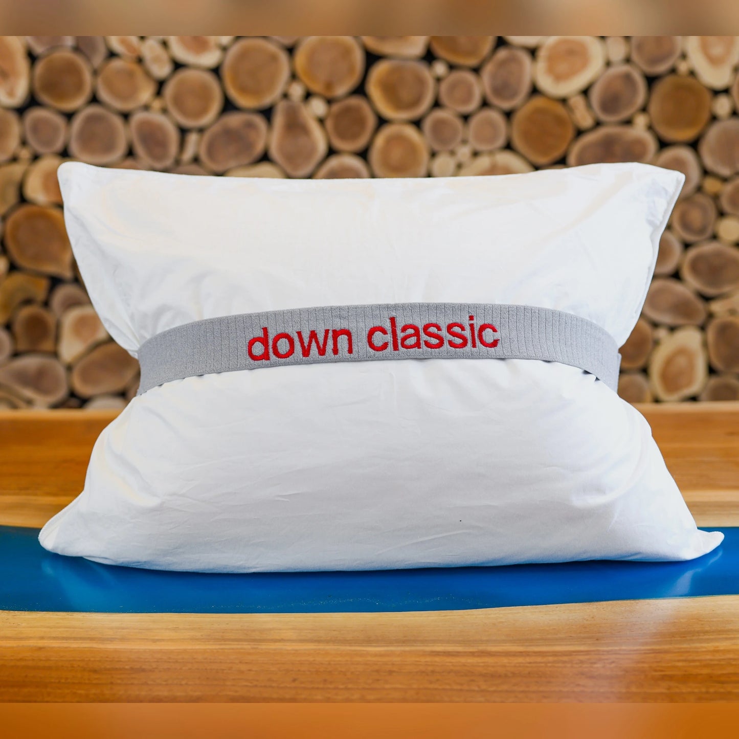 Pure down classic pillow by Guildcraft.