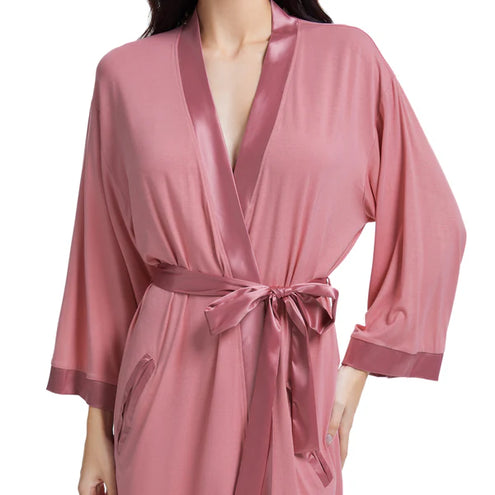 Currant Bamboo Robe Bamboo Robe – Guildcraft The Duvet & Pillow Company