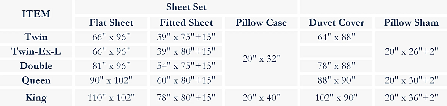 Bamboo Fitted Sheet